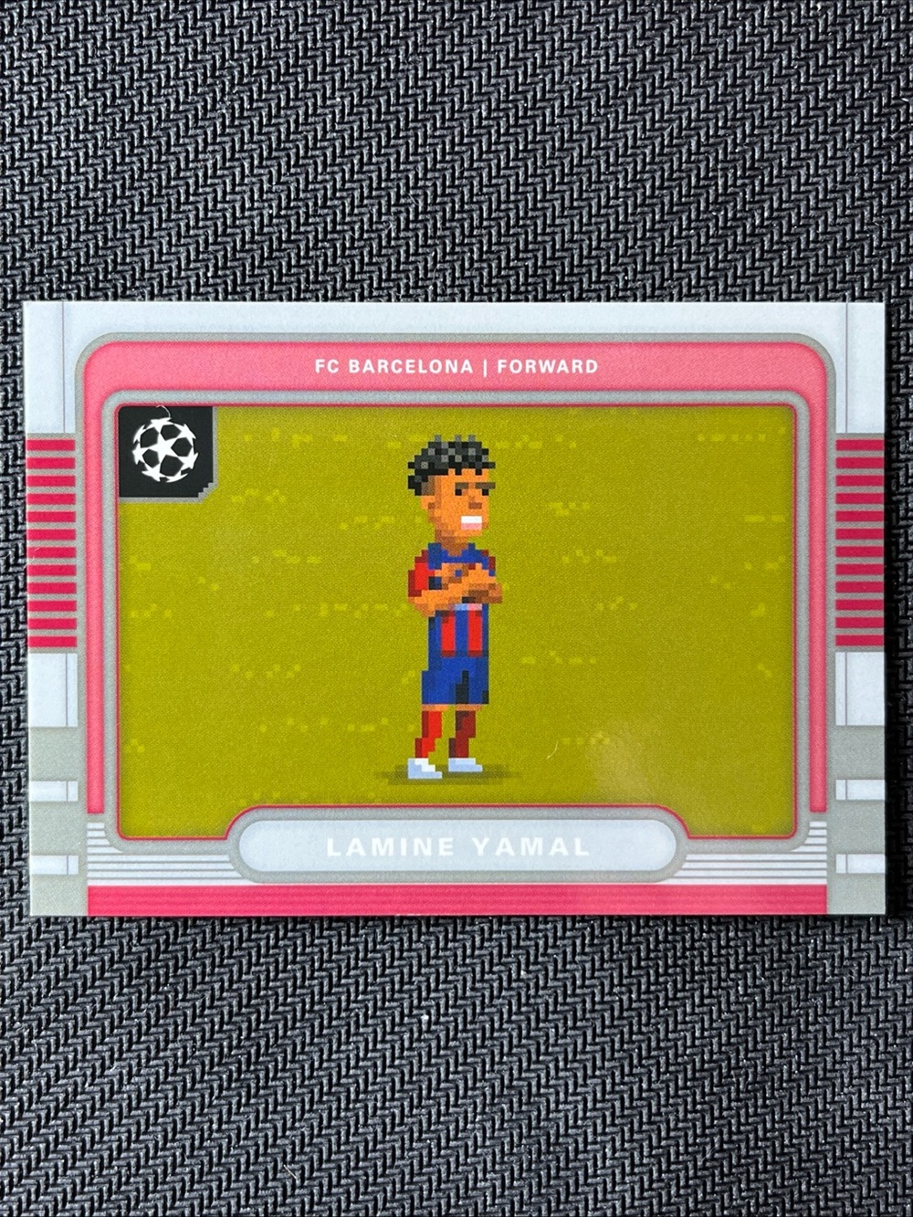 Lamine Yamal 8-Bit Shots #8B-17 2025-26 Topps UEFA Club Competitions Barcelona